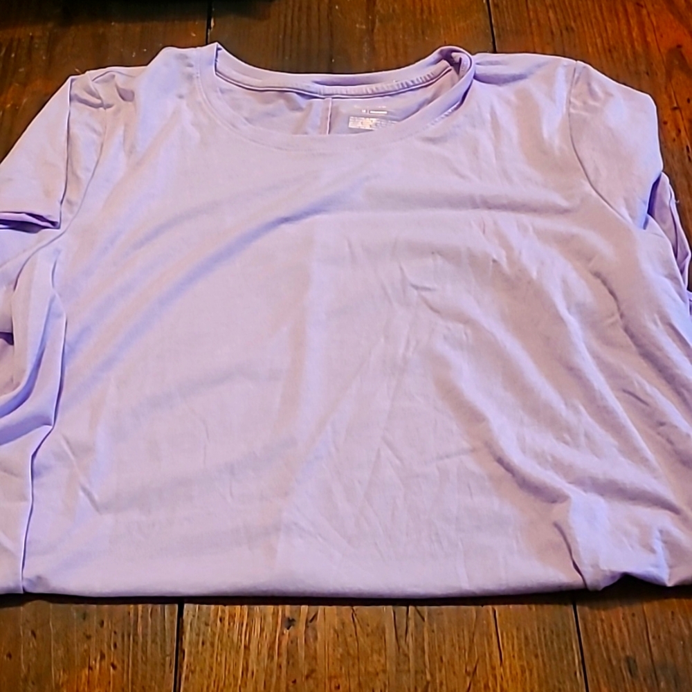 Lavender tunic workout top sz 1x